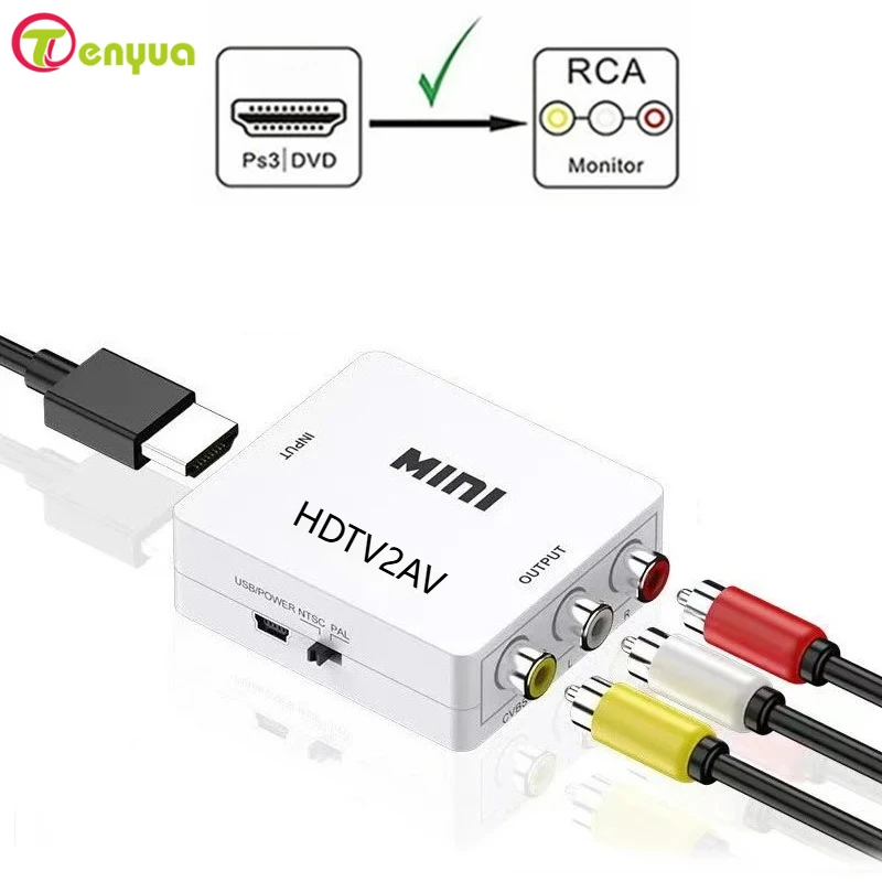 Hdtv To Av Rca Adap… - image