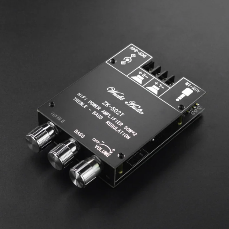 

High and low adjustment Digital Bluetooth Power amplifier Board (50W*2)