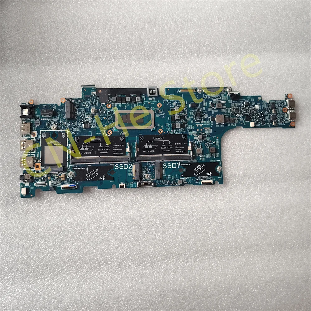 FOR Dell Latitude 5530 5531 Precision 3571 Motherboard I7-12800h CN-0WW37N WW37N 213002-1 DDR4 100% Perfect Work