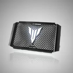 LED Light Bumb Motorcycle Radiator Grille Cover Guard Aluminum Oil Cooler Protection Protetor for YAMAHA MT09 Tracer 900 XSR900