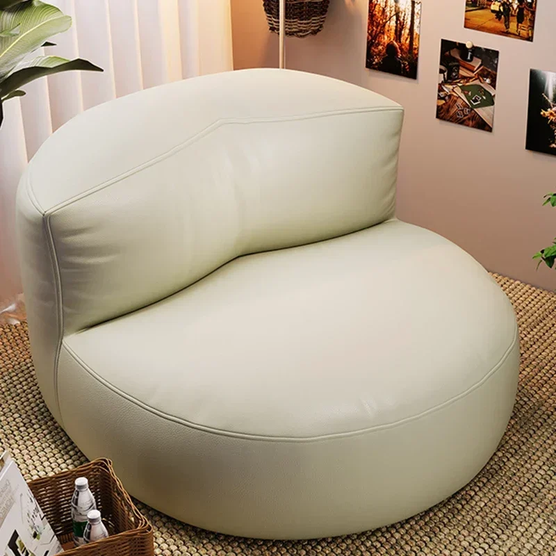 Bedroom Leather Salon Sleep Sofa Ergonomic Kids European Classic Single Couch Tatami Luxury Pouf Chambre Living Room Furniture