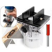 65mm 2 In 1 Woodworking slotting device invisible part mold straight half through buckle trimming machine bracket milling tool