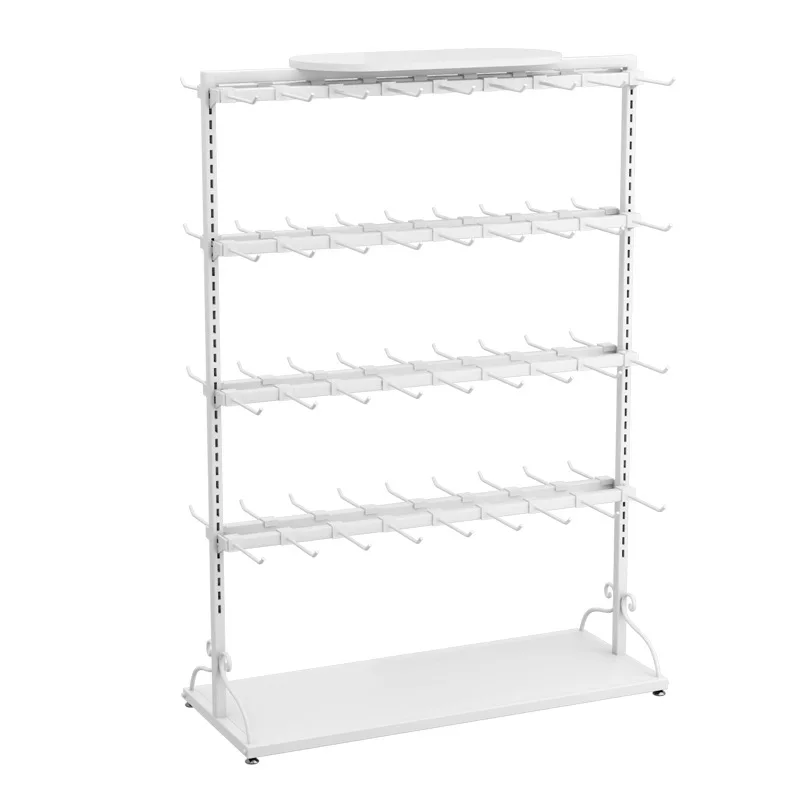 stockings pantyhose,boxed underwear,shorts floor-to-ceiling double-sided middle island rack, mobile phone case, jewelry display