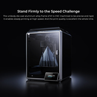 Creality K1 3D Printers 600mm/s High Speed with 4.3'' Color Touchscreen Dual-gear Direct Extruder Printing 220*220*250mm Size