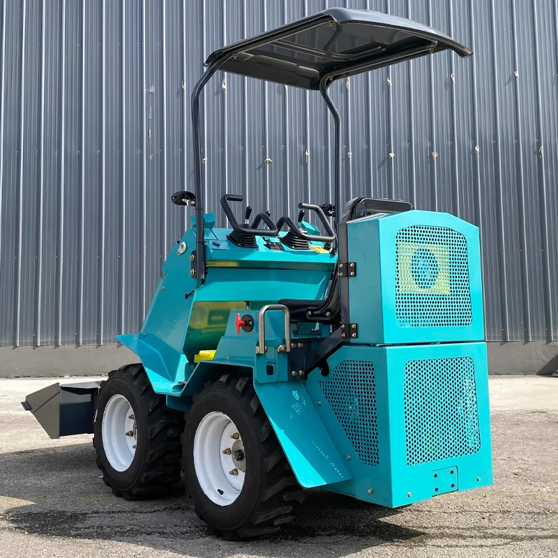 Affordable Compact Multi-purpose Skid Steer Loader Wheeled Diesel-powered Mini Skid Steer Loader