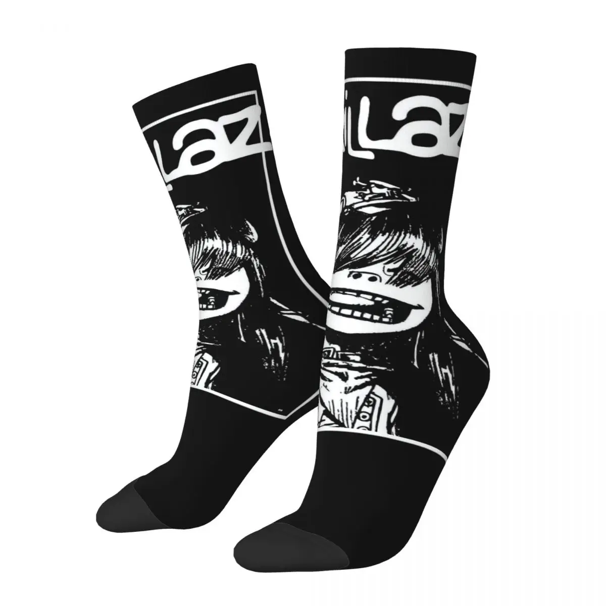 Cool Music Band Gorillaz Skateboard Unisex Socks,Hiking 3D Print Happy Socks Street Style Crazy Sock