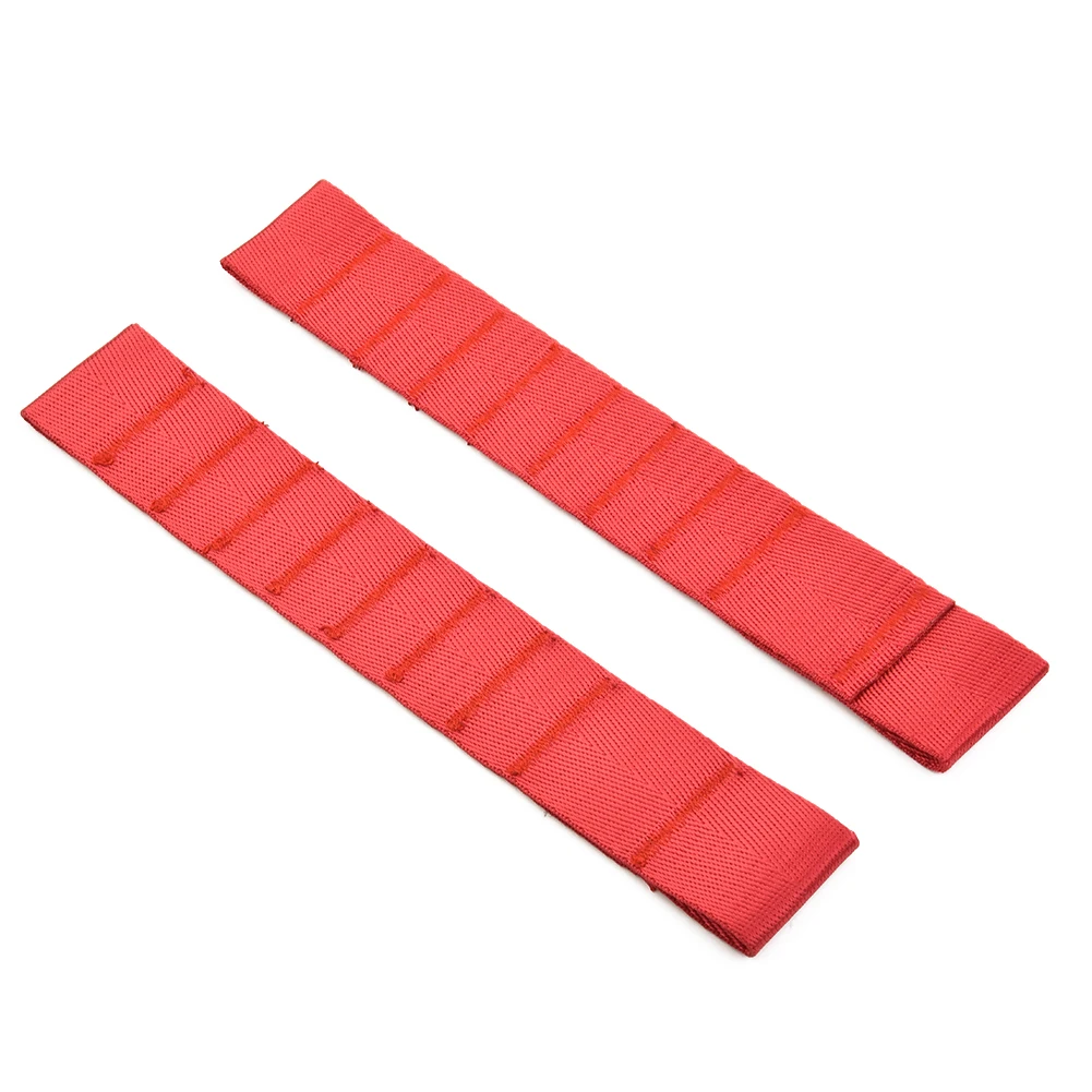 

Adjustable Red Door Limiting Check Strap Heavy Duty Design Compatible with For Jeep Wrangler TJ JK JKU JL JLU (2PCS)