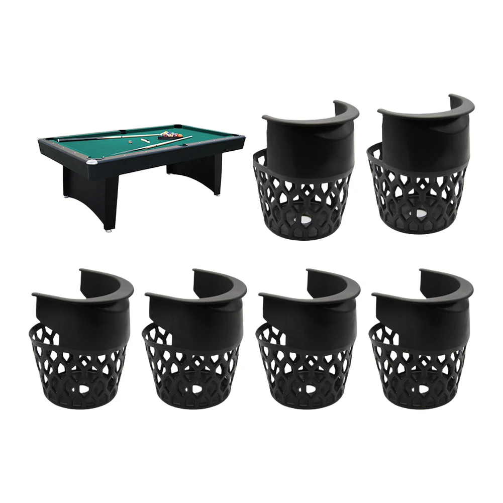 

1/6Pcs Billiard Table Corner Pockets Plastic Middle Tail Side Pockets Set Billiard Ball Bag Hole Replacement Snooker Accessories