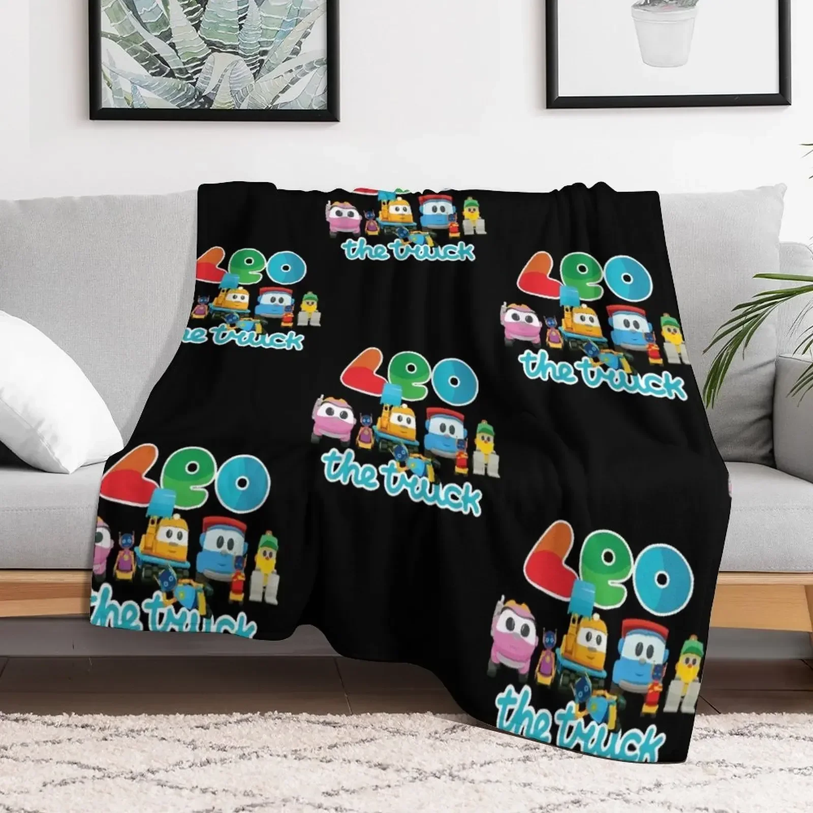 LEO the truck, LIFTY, SCOPP, ROBOTS & LEA Throw Blanket halloween Thermal Luxury Thicken Blankets