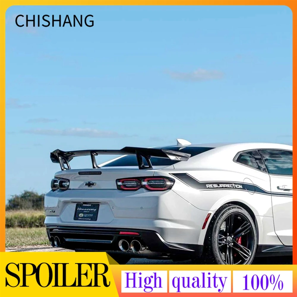 

ZLE Style Black Rear Trunk Lid Wing Spoiler Fit for 2016 2017 2018 2019 Chevrolet Camaro ABS spoiler