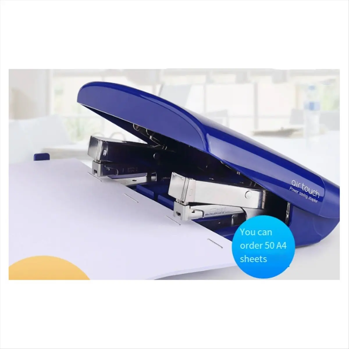 Super Sale 55Y2 Double Effortless Standard Stapler 50 Pages Two End Document Stapler 24/6 26/8 Needles