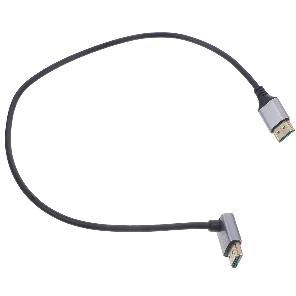 

8K Video Cable High Definition Monitor Connector 0.5M Upward Bend Compatible Computer Set Short Wire Male to