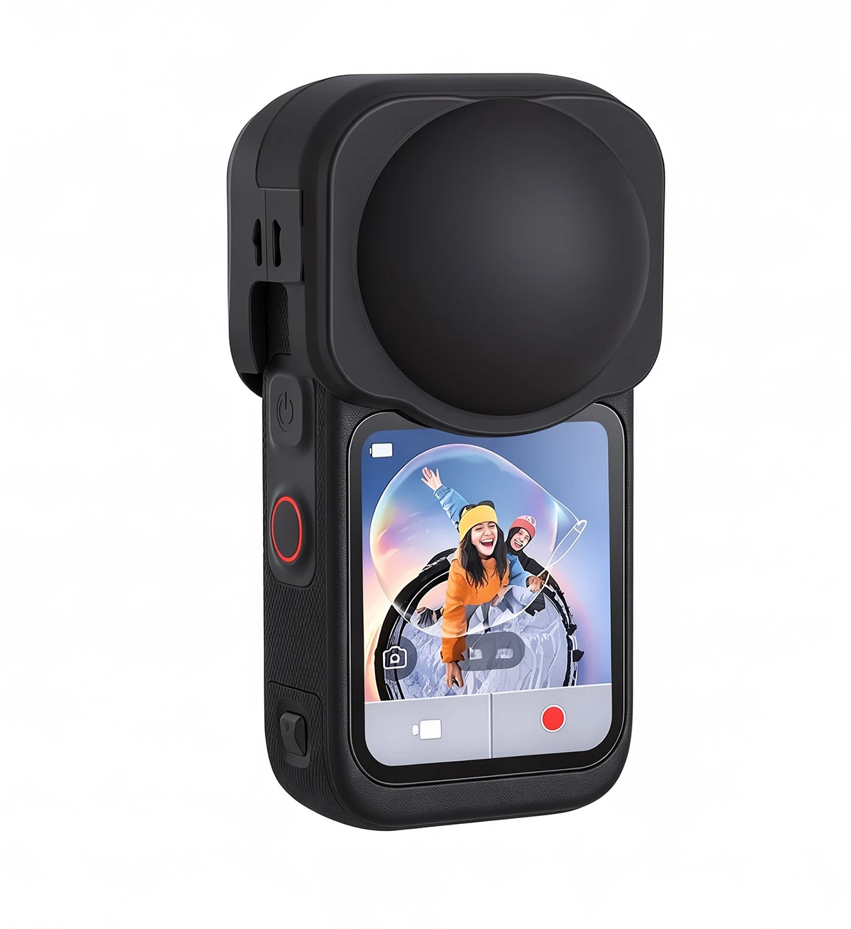 Silicone Lens Cap for Insta360 X6, Lens Cover Dustproof Scratchproof Protective Cover Accessories