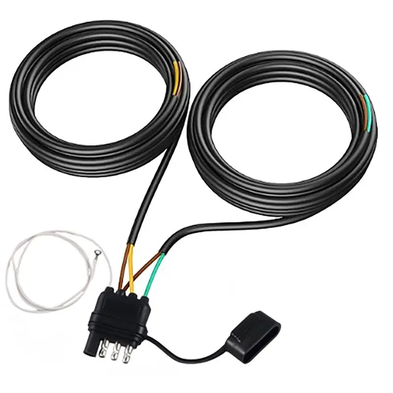 

AWAH For Tail Light, Brake Light& Turn Signal Wiring Harness Kit- 26FT 4 Pin 5 Wire For Trailer