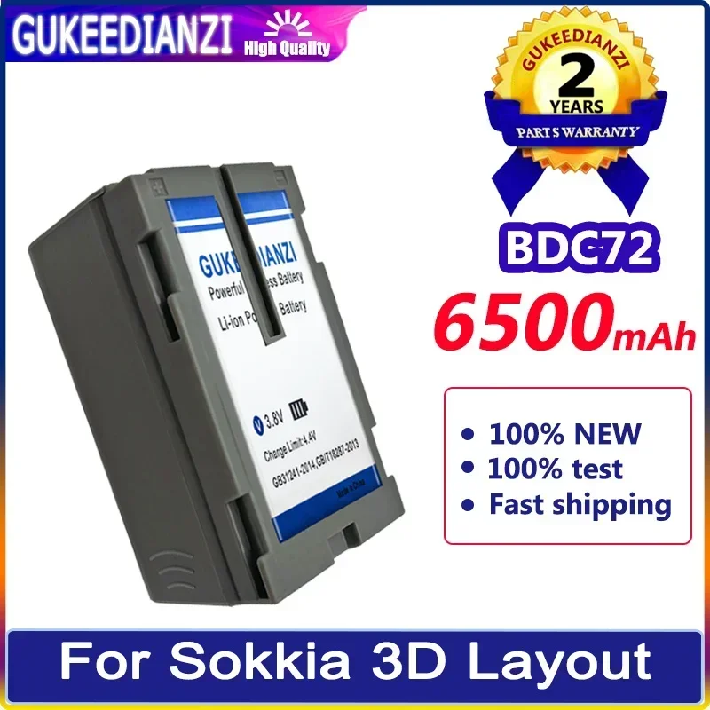 

Measuring Instrument Battery for Sokkia 3D Pipe Laser TP-L6: 6500mAh Power
