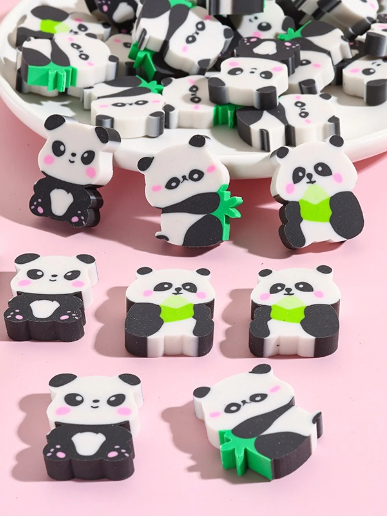 Gomme géante Style Panda, dessin animé, cadeau pour étudiant de grande valeur, papeterie fournitures de bureau, vente en gros, fournitures scolaires Kawaii