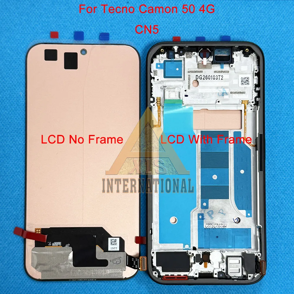 Дисплейный модуль (LCD) с рамкой для Infinix Tecno 50 Pro 4G CN5c/50Pro 5G CN7c/Camon 50 Ultra 5G, а также для Tecno Camon 50 4G CN5