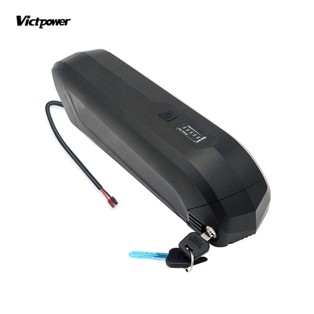 VICTPOWER 36V 10Ah E Bike Battery For Hailong 2 Downtube Case Rechargeable Li Ion Electric Bicycle 350W 500W Motor Smart BMS