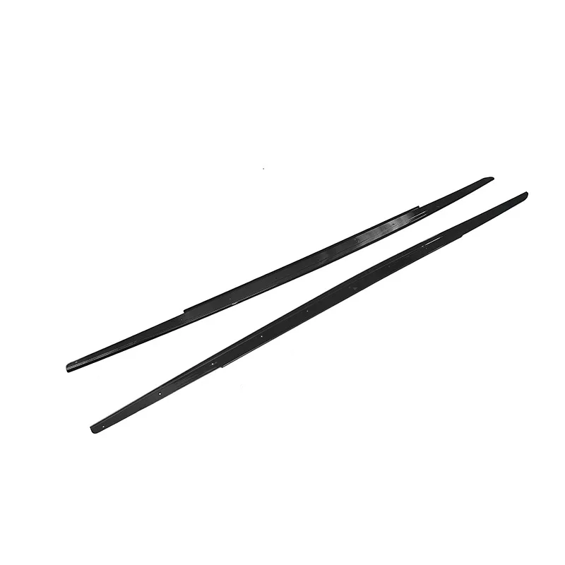 Glossy Black MP Style ABS Side Skirts for BMW 5 Series F10 (2011-2016) view 3