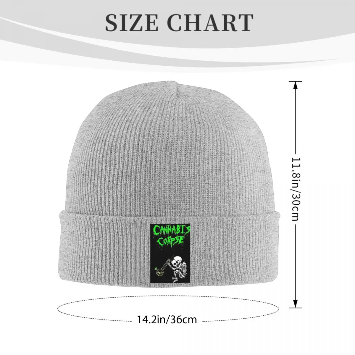 Cannibal Corpse Death Metal Band Warm Knitted Cap Winter Knit Bonnet Hat Skullies Beanies Hip Hop Caps for Unisex