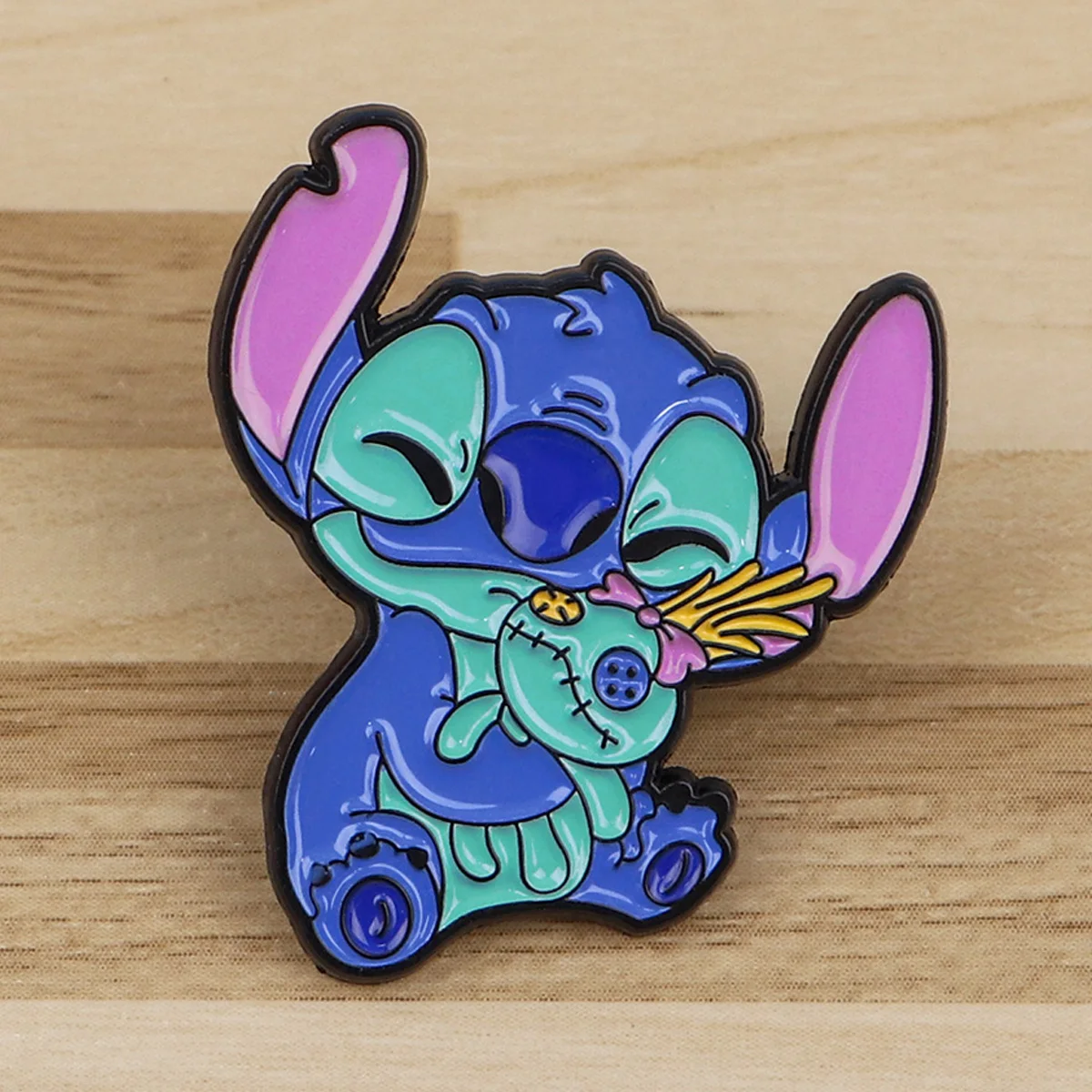 Cute Stitch Enamel Pin Cartoon Brooch Pines Lapel Pins Badge Costume Accessories Fashion Jewelry Hat Backpack Decoration Gift