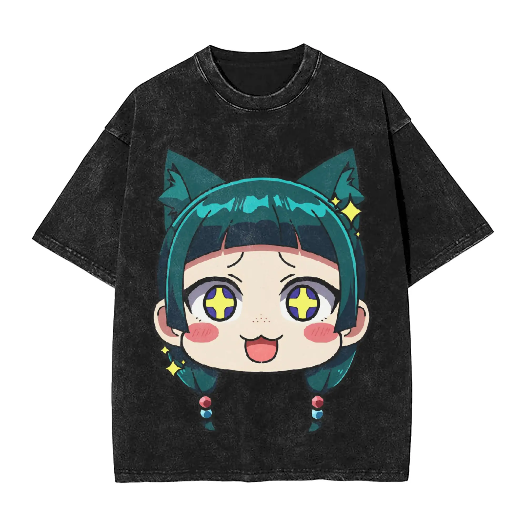 

Maomao Chibi The Apothecary Diaries T-Shirt Hippie T-Shirts Short Sleeve Vintage Tshirt Summer Casual O Neck Plus Size Clothing