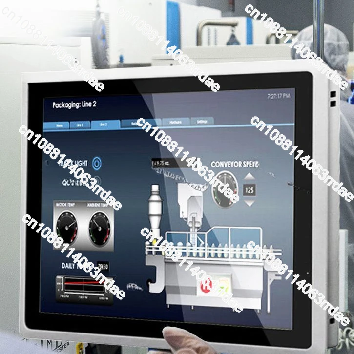 8 12 15 17 Inch Fully Enclosed Industrial Control Integrated Machine Embedded Android Touch Display Industrial Tablet Computer