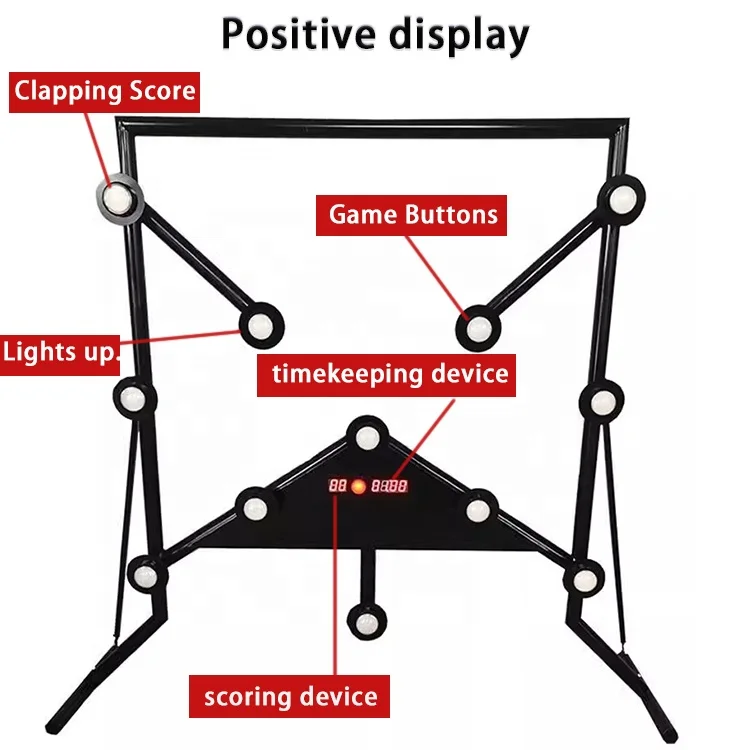 Interactive Batak Pro Indoor Carnival Booth Timer Multiple Visual-Motor Coordination PP Reaction Game For Educational Purposes