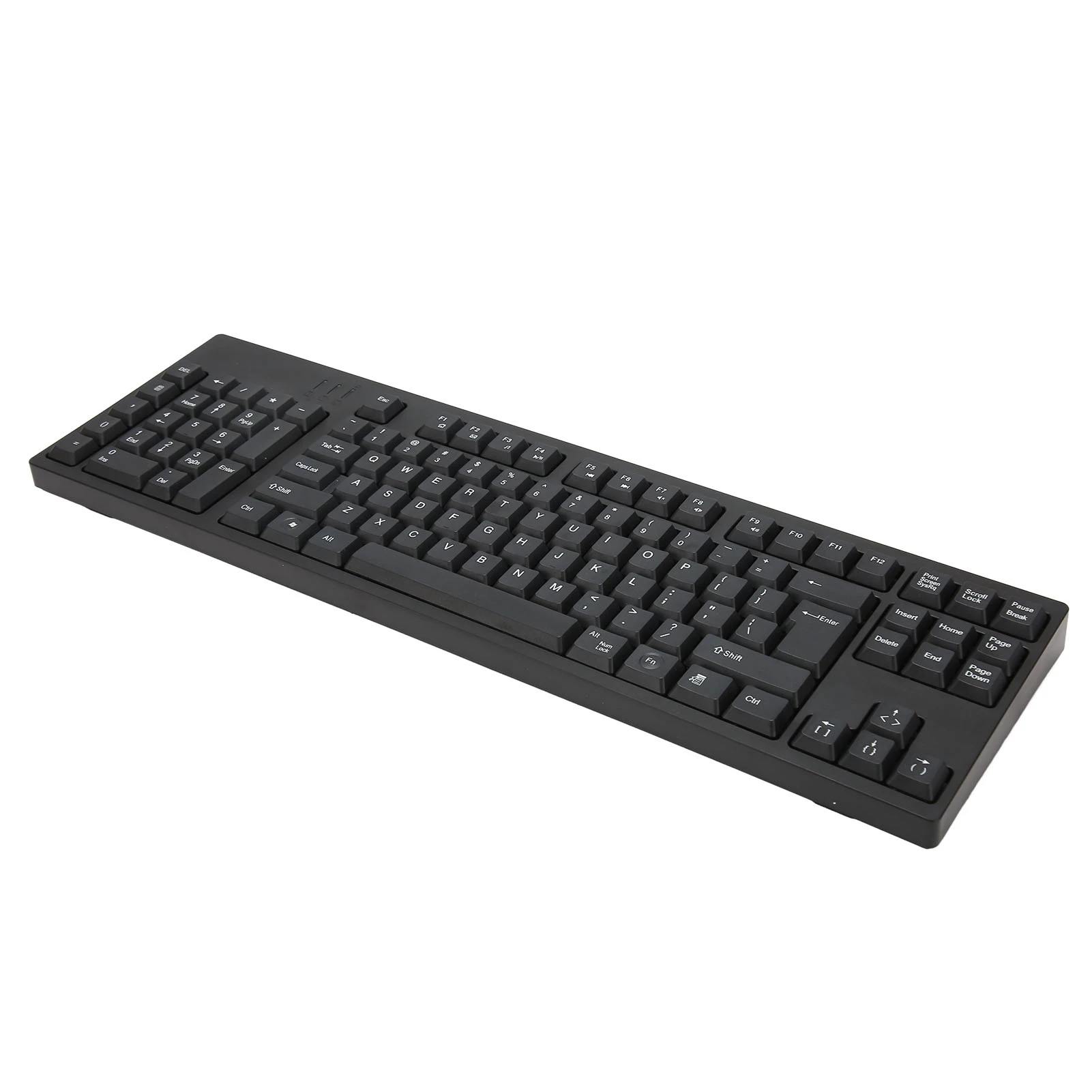 

Protable Left Handed Keyboard 109 Keys Micro USB Ergonomic Layout Plug and Play Office Keyboard for Business Accounting Designer