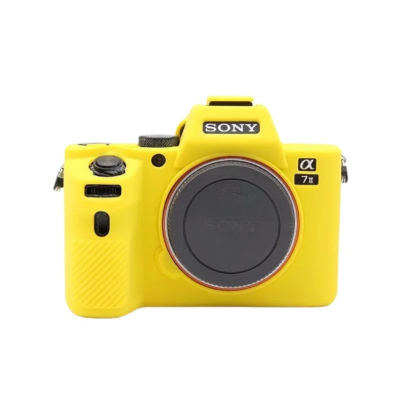 Funda protectora de goma de silicona para cámara A7II, funda protectora para Sony A7 II A7II A7R Mark 2 A7MII/A7RII/A7SII