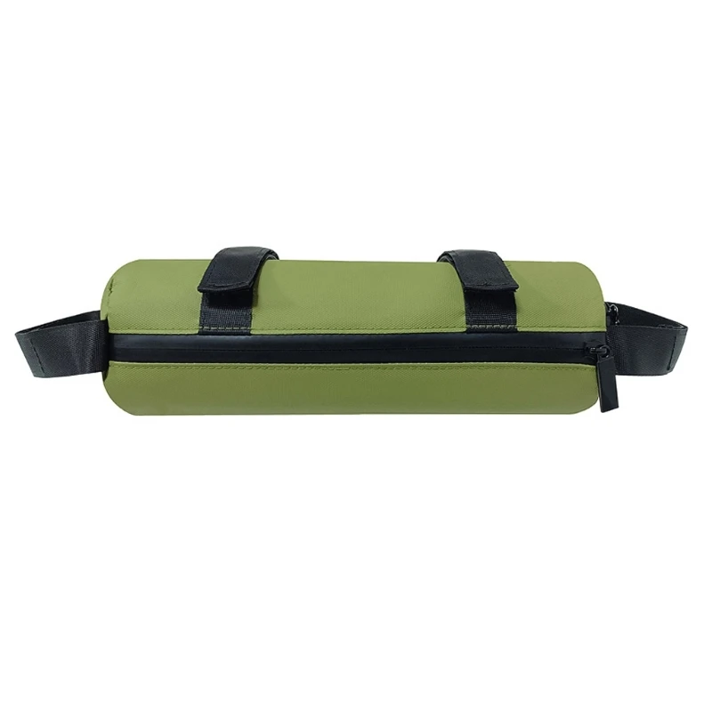 Bike Cooler Bag Saddle Bag Collapsible Tool Roll Saddle Motor Side Luggage Travel Tool Tail Bag with 2 Mounting Straps