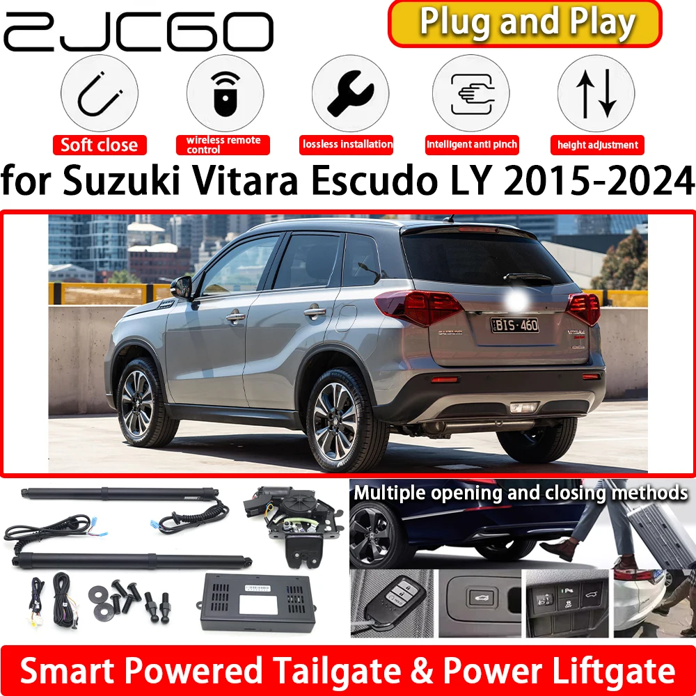 

ZJCGO for Suzuki Vitara Escudo LY 2015-2024 OEM Automatic Electric Powered Tailgate Power Liftgate Tail Gate Lift Kit System