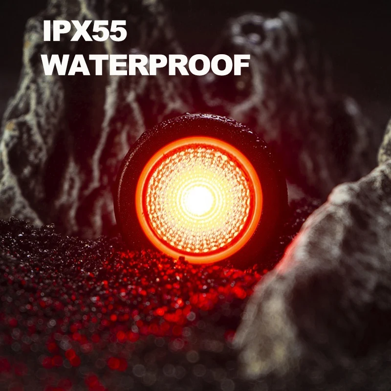 OFFBONDAGE Smart Bicycle Tail Light Waterproof Intelligent Brake Sensing Bike Taillight MTB Road Warning Cycling Accessories