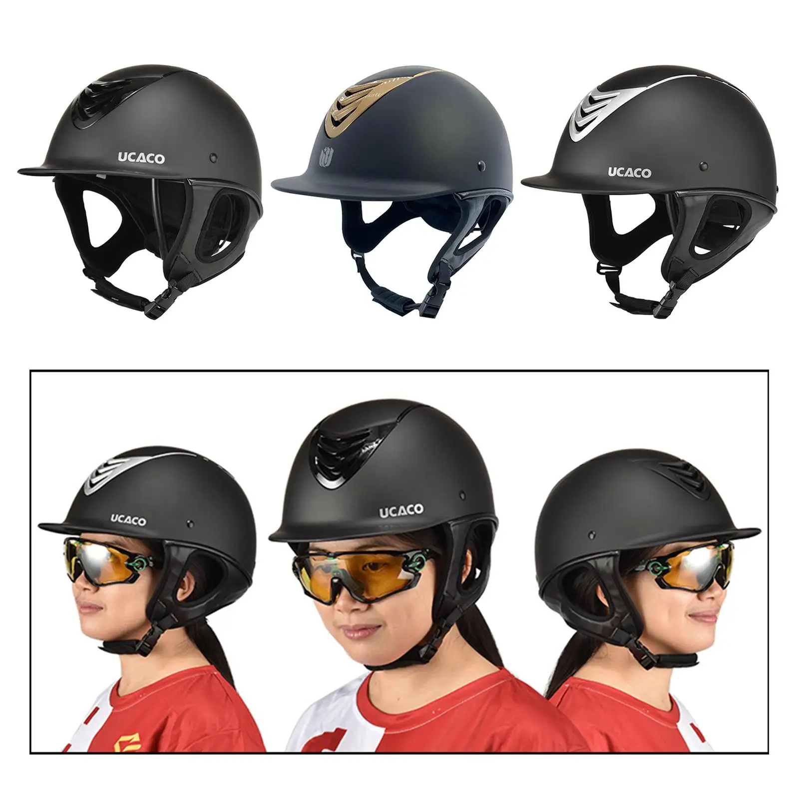 Kask jeździecki Kask jeździecki Kapelusz jeździecki Przenośny kask jeździecki Łatwy i wygodny w noszeniu