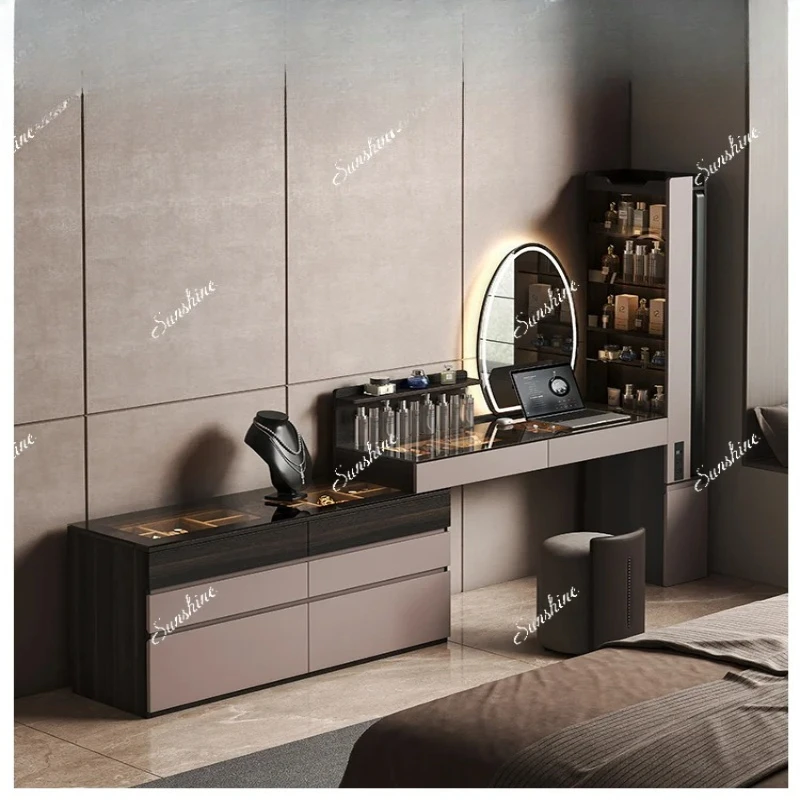 

Итальянский многофункциональный комбинированный комод, зеркало в полный рост, сундук, встроенный высококачественный столик для макияжа FT