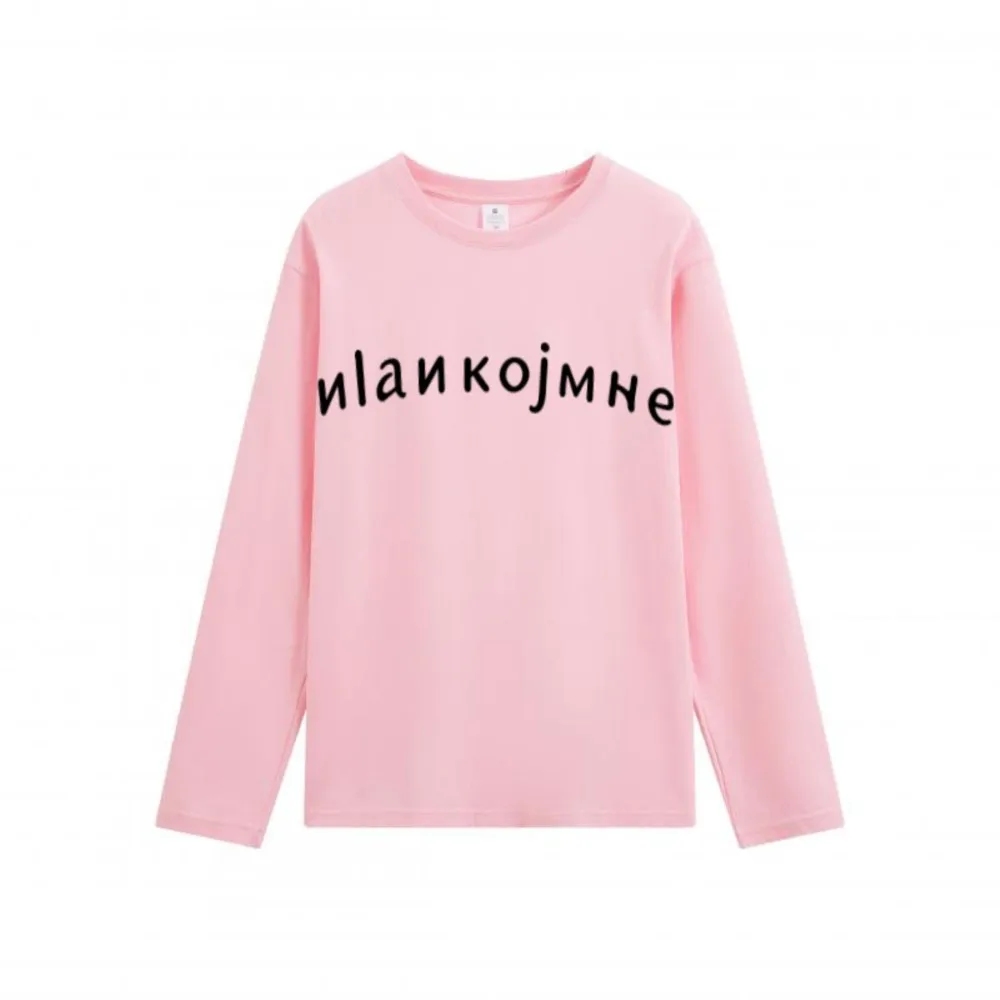 2026 T Shirt Tees Long Casual Women's T-shirts Sleeve Tops Fashion Blusas All-match Simple Style Women's Clothing Daily Printed