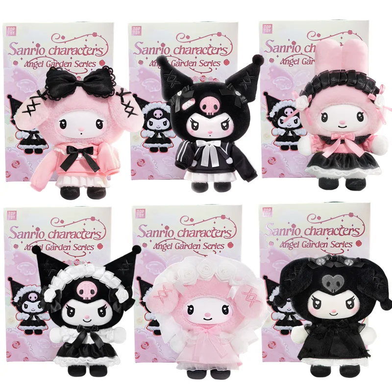 

Toptoy Sanrio персонажи Angel Garden Series виниловый кулон слепая коробка аккуратная игра Kawaii Kuromi Melody игрушки детские подарки на день рождения