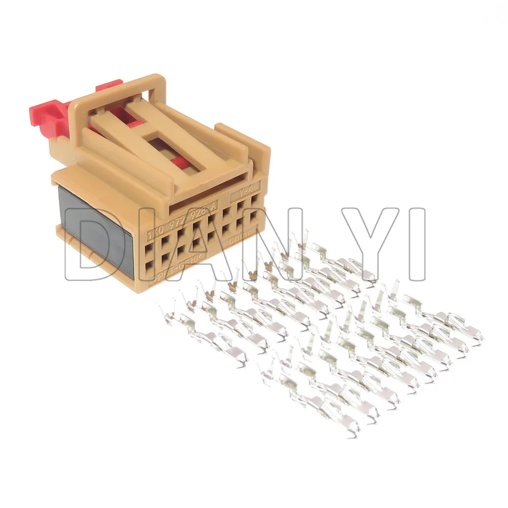 1 Set 16 Way 1K0 972 928 A Car Automatic Air Conditioning Panel Harness Connector AC Assembly 1K0972928A For VW Audi