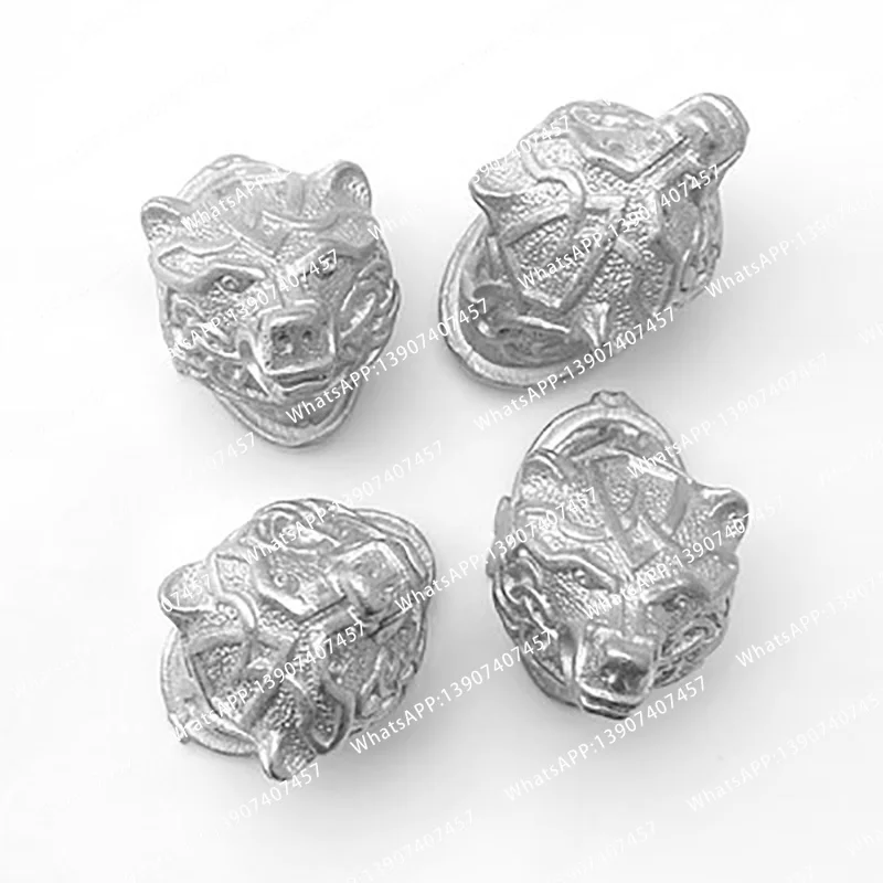 1pc 2 Types 430 Stainless Steel Knife Handle Guard Hand Protector Eagle Wolf Head Style Bolster Embryo Accessories Casting Part