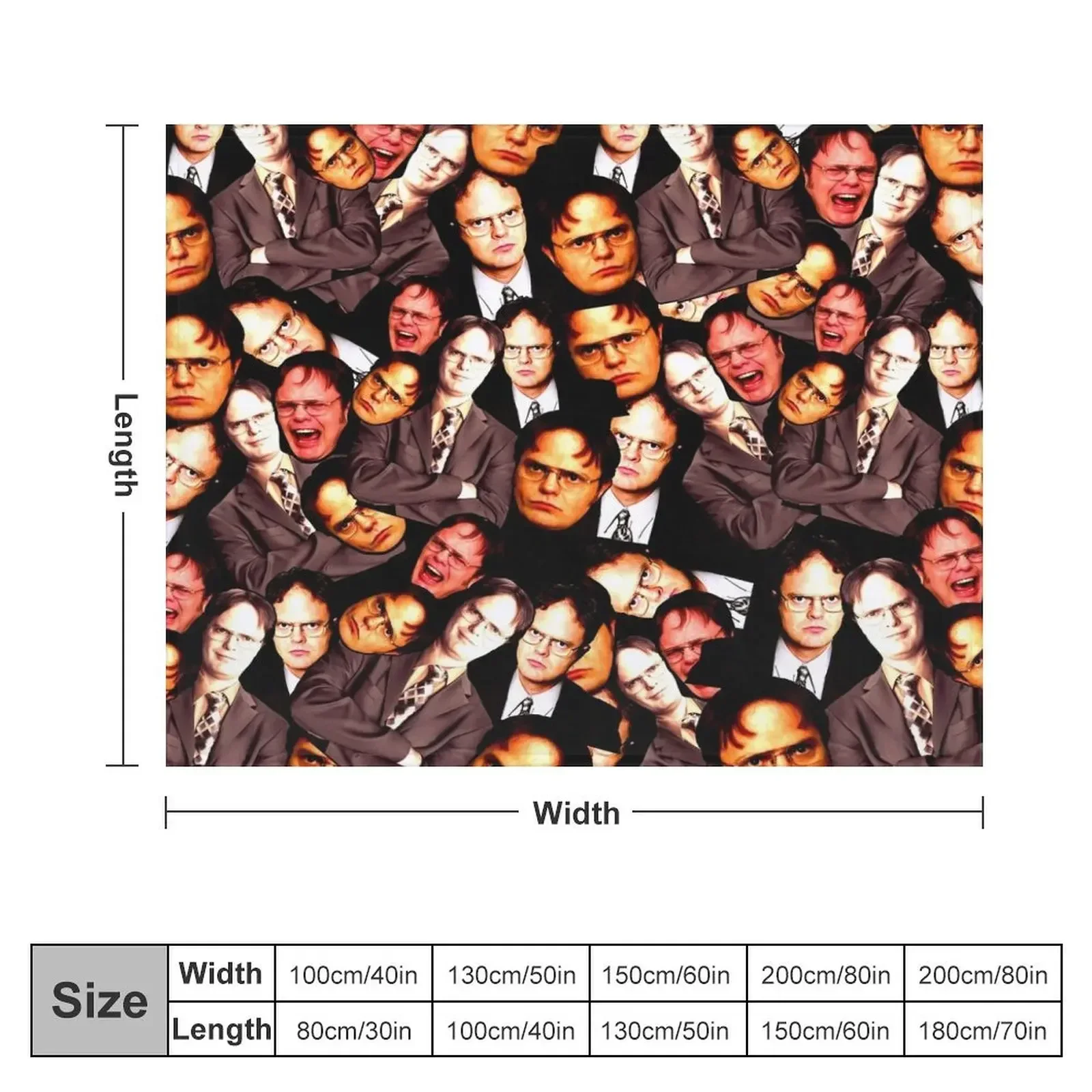 Dwight Schrute - The Office Dwight Schrute Throw Blanket Blankets For Baby Travel Thermal Blankets