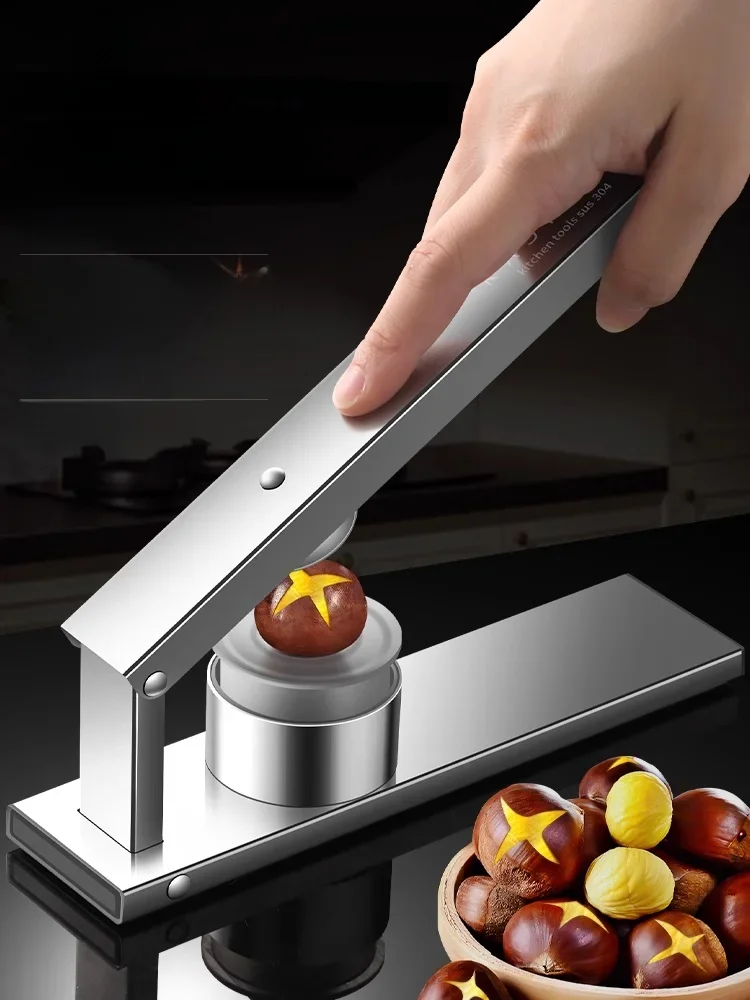 Home Use Chestnut Opener Nutcracker Cross Clip  Remover Special Tool for Cutting And Peeling Nuts Kitchen Cooking Tool