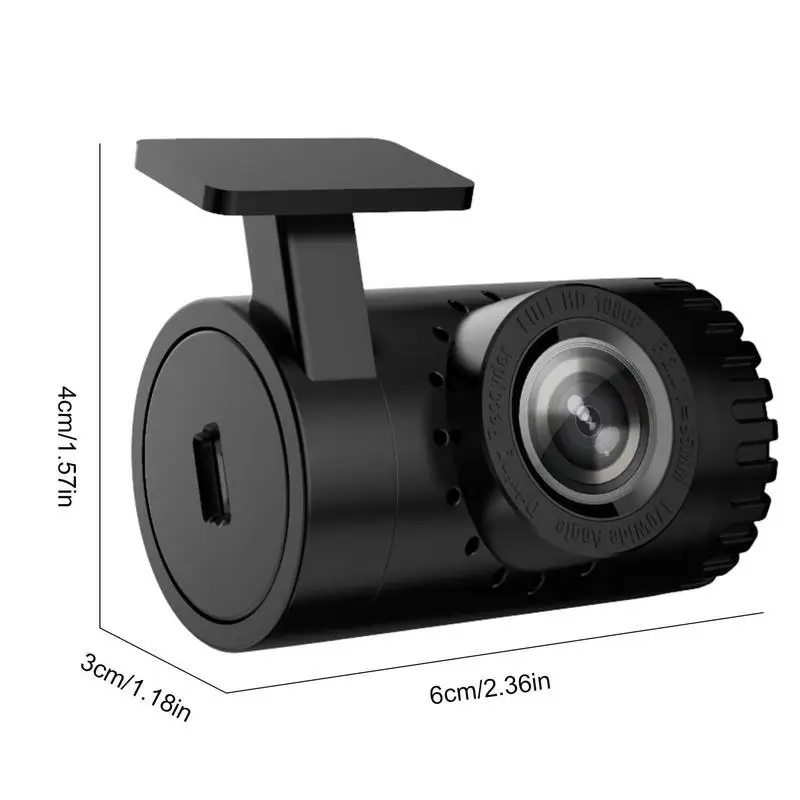 1080P Car Dash Cam Front 140 Degree Wide-Angle Dashboard Camera 5MP G-Sensor with Super Night Vision Loop Recording