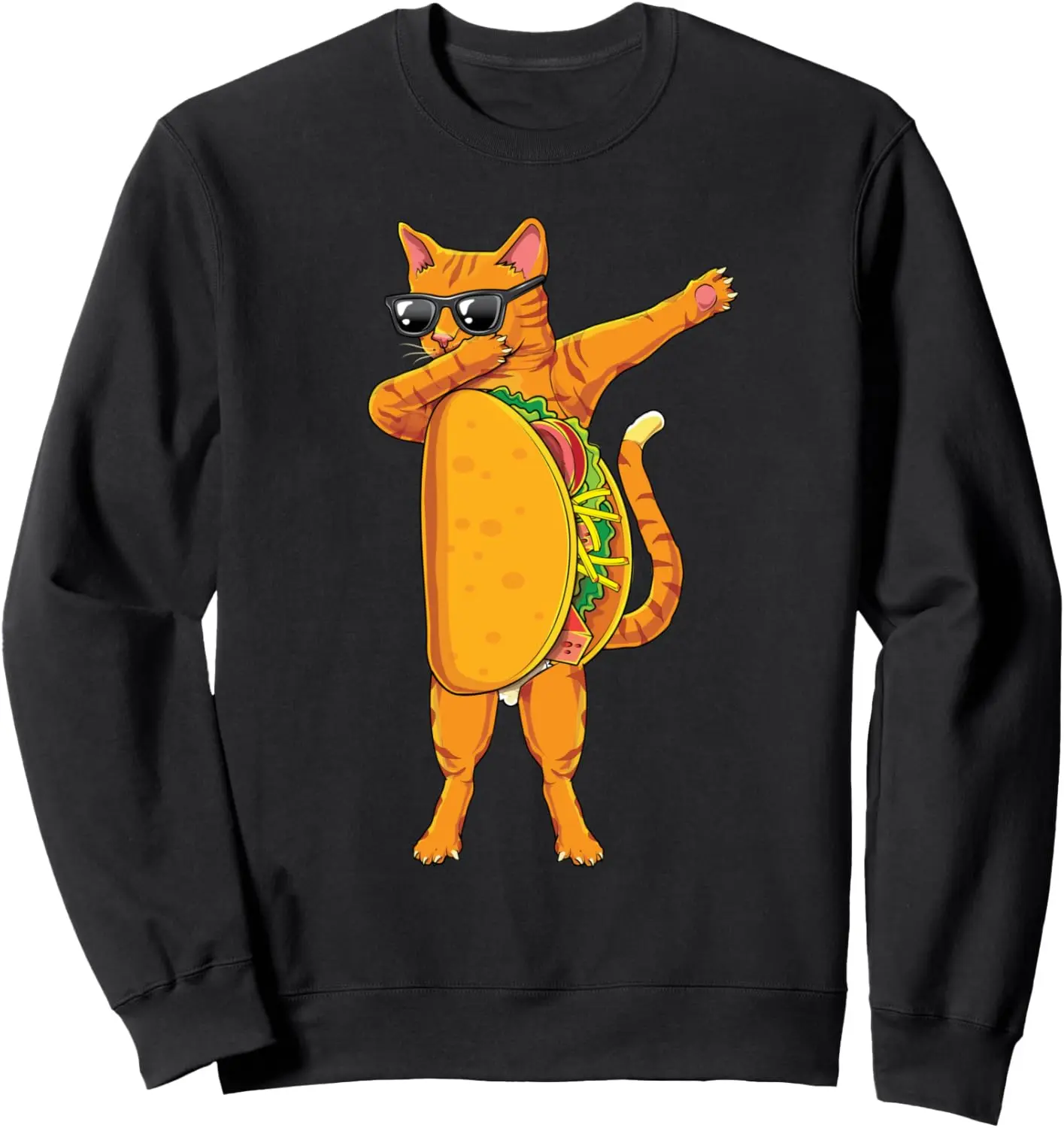 

Dabbing Tacocat Sunglasses- Taco Cat Funny Dab Tee shirt Sweatshirt