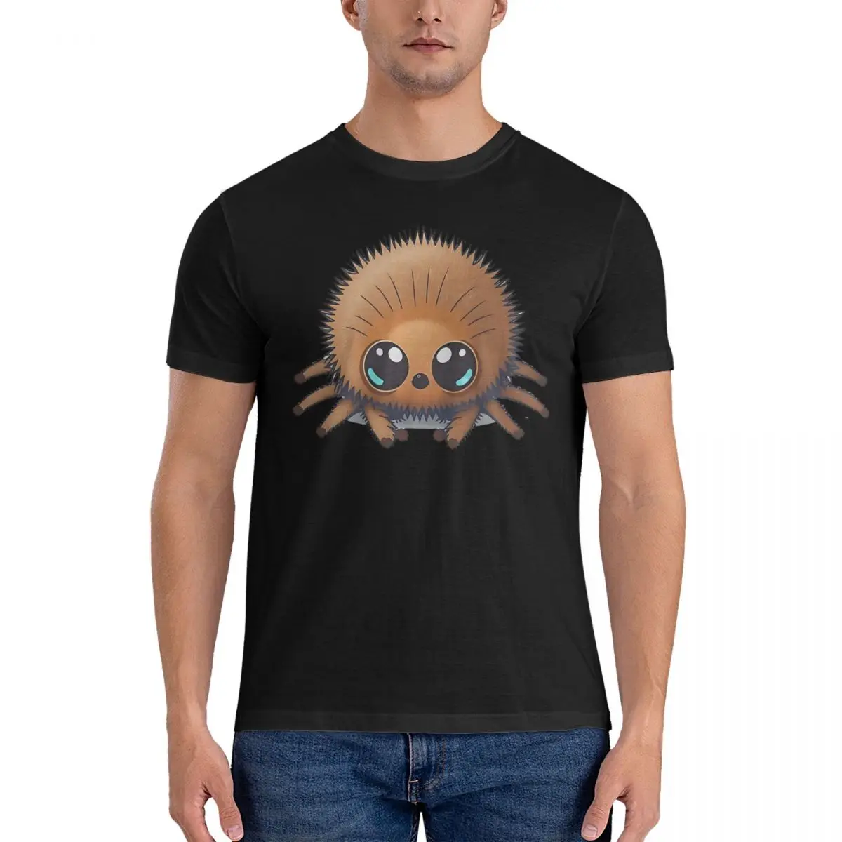 Cute Men's T Shirt Lucas The Spider Leisure Tee Shirt Short Sleeve O Neck T-Shirt Cotton Gift Idea Clothes