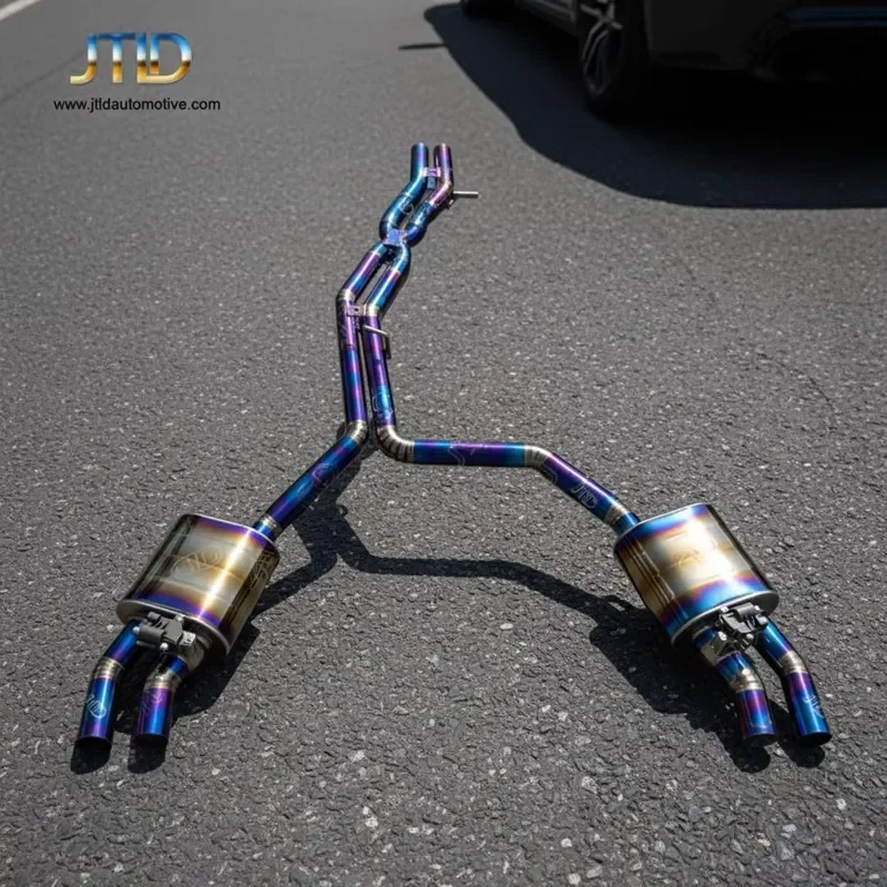 Wholesale Performance Customized Exhaust Valvetronic Muffler with Valve Control Titanium Exhaust System for Audi A8