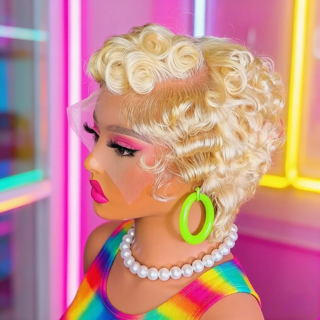 613-blonde-short-bob-loose-wave-pre-plucked-bleached-knots-pixie-13x4-transparent-lace-front-human-hair-wigs-for-woman