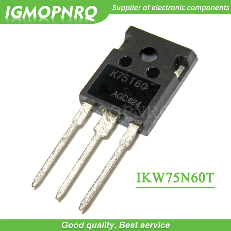 10 szt. Darmowa wysyลka K75T60 IKW75N60T 75A 600V do 247 IBGT tube zapewnienie jakoลci 100% nowy oryginaล