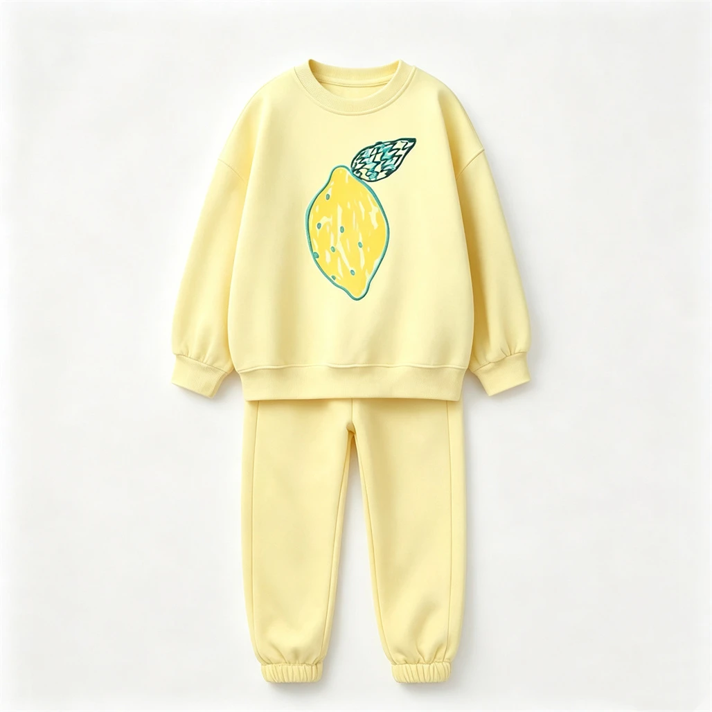 Long-sleeved Suits For Boys And Girls Cartoon Printed Sweatshirts+Pants 2Piece/Set Toddler New Lovely Hoodie Versatile Pants