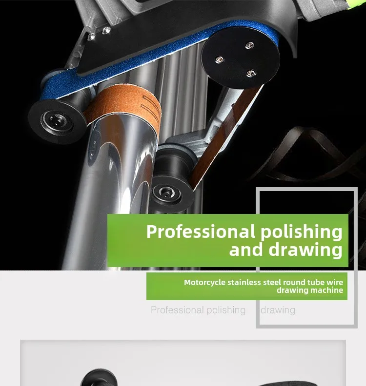 Kleine Rundrohr-Winkel-Metall-Schleif- und Poliermaschine für den Schreibtisch aus elektrischem Stahl