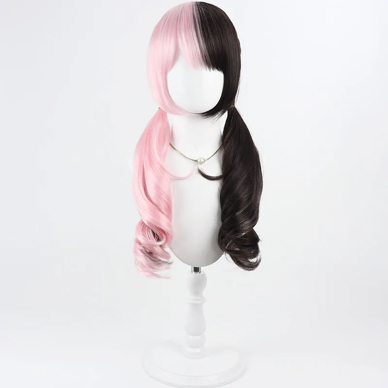 Virtual YouTube Vtuber Tachibana Hiyono Cosplay Wig Halloween Carnival Party Props Synthetic Hair Heat Resistant Fiber + Wig Cap